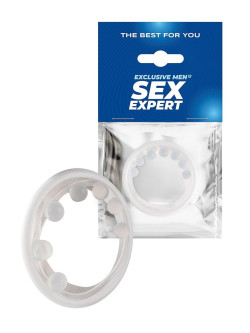 Эрекционное кольцо с мягкой стимулирующей насадкой