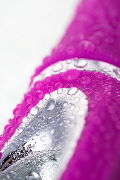 Лиловый вибратор с клиторальным стимулятором JOS JOLY - 19,6 см. Лиловый вибратор с клиторальным стимулятором JOS JOLY - 19,6 см.