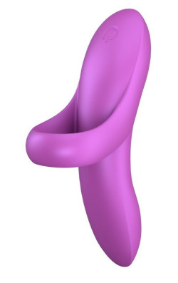 Лиловая вибронасадка на палец Bold Lover Лиловая вибронасадка на палец Bold Lover