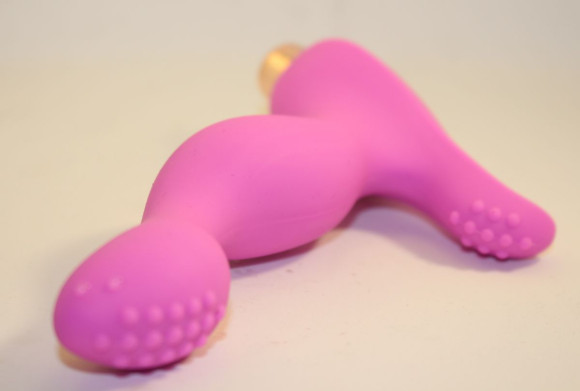 Розовый вибратор для стимуляции точки G и клитора Розовый вибратор для стимуляции точки G и клитора