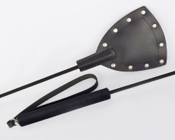 Черный стек Готика с заклепками - 67 см. Черный стек Готика с заклепками - 67 см.