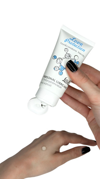 Увлажняющий лубрикант на водной основе Love Protection - 50 мл. Увлажняющий лубрикант на водной основе Love Protection - 50 мл.