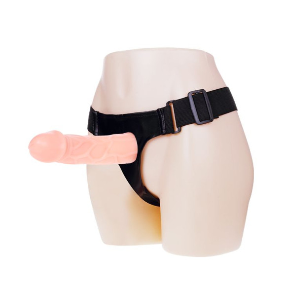 Телесный фаллоимитатор на трусиках Jessica Strap-On - 15,5 см. Телесный фаллоимитатор на трусиках Jessica Strap-On - 15,5 см.