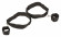 Оковы на цепочке Bondage Collection Thigh and Wrist Cuffs Оковы на цепочке Bondage Collection Thigh and Wrist Cuffs