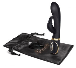 Черный вибратор-кролик с эффектом нагрева Warming Rabbit Vibrator Черный вибратор-кролик с эффектом нагрева Warming Rabbit Vibrator