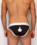 Темно-синие мужские трусы-слипы с провокационным принтом сзади Темно-синие мужские трусы-слипы с провокационным принтом сзади