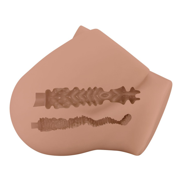 Мастурбатор-полуторс Bernace с вибрацией Мастурбатор-полуторс Bernace с вибрацией