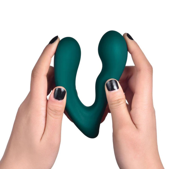 Темно-бирюзовый вибромассажер простаты Solstice X Темно-бирюзовый вибромассажер простаты Solstice X