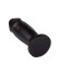 Чёрный анальный плаг фаллической формы - 13,7 см. Чёрный анальный плаг фаллической формы - 13,7 см.