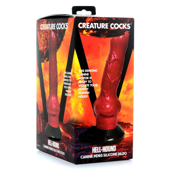 Красный фантазийный фаллоимитатор Hell-Hound Canine Penis Silicone Dildo - 19 см. Красный фантазийный фаллоимитатор Hell-Hound Canine Penis Silicone Dildo - 19 см.