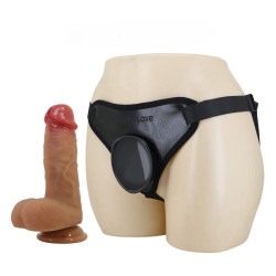 Страпон с универсальным поясом Fogg - 17,5 см.