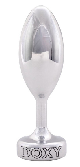 Серебристая анальная втулка Doxy Smooth Butt Plug - 10,5 см. Серебристая анальная втулка Doxy Smooth Butt Plug - 10,5 см.