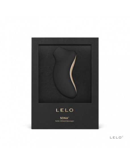 Чёрный клиторальный звуковой массажер Sona Чёрный клиторальный звуковой массажер Sona