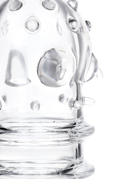 Прозрачная насадка на пенис TOYFA A-Toys с ребрами и точками - 15,3 см. Прозрачная насадка на пенис TOYFA A-Toys с ребрами и точками - 15,3 см.