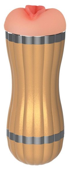 Мастурбатор-вагина с вибрацией в колбе Bevis Мастурбатор-вагина с вибрацией в колбе Bevis