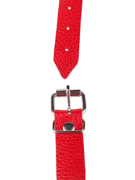 Чёрный кляп-шар с красным ремешком Чёрный кляп-шар с красным ремешком