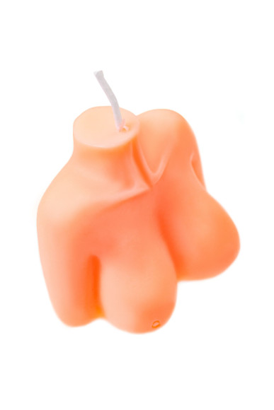 Оранжевая сувенирная свеча «Женский силуэт» Оранжевая сувенирная свеча «Женский силуэт»