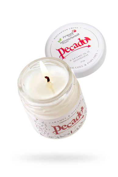 Массажная свеча Caramel & Popcorn - 35 мл. Массажная свеча Caramel & Popcorn - 35 мл.
