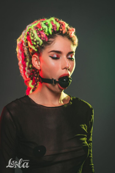 Черный кляп-шарик Charmer S Черный кляп-шарик Charmer S