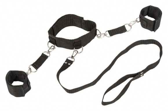 Ошейник с наручниками Bondage Collection Collar and Wristbands One Size Ошейник с наручниками Bondage Collection Collar and Wristbands One Size