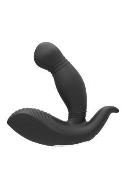 Черный вибромассажер простаты PROSTATE HERO
