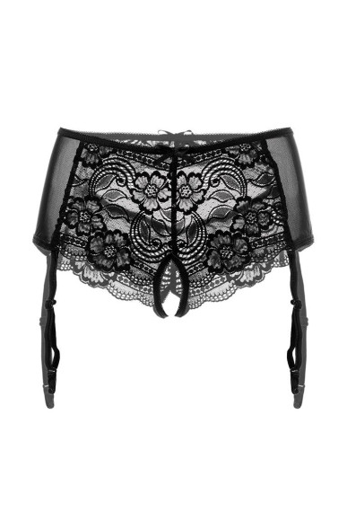 Трусики-пояс из эластичного кружева с пажами для чулок Sheila Трусики-пояс из эластичного кружева с пажами для чулок Sheila