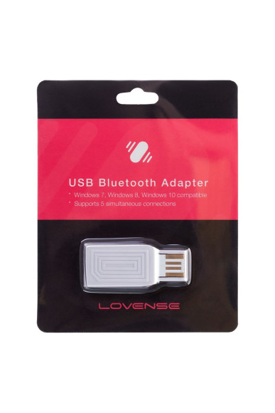 Белый USB Bluetooth адаптер Lovense - 2 см. Белый USB Bluetooth адаптер Lovense - 2 см.