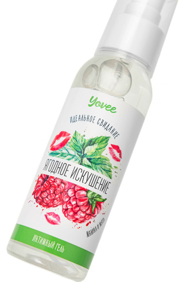 Съедобная гель-смазка Yovee «Ягодное искушение» с Д-пантенолом и вкусом малины и мяты - 100 мл. Съедобная гель-смазка Yovee «Ягодное искушение» с Д-пантенолом и вкусом малины и мяты - 100 мл.