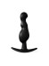 Черная фигурная анальная втулка - 8,5 см. Черная фигурная анальная втулка - 8,5 см.