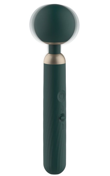 Изумрудный вибромассажер Magic Motion Zenith - 29 см. Изумрудный вибромассажер Magic Motion Zenith - 29 см.