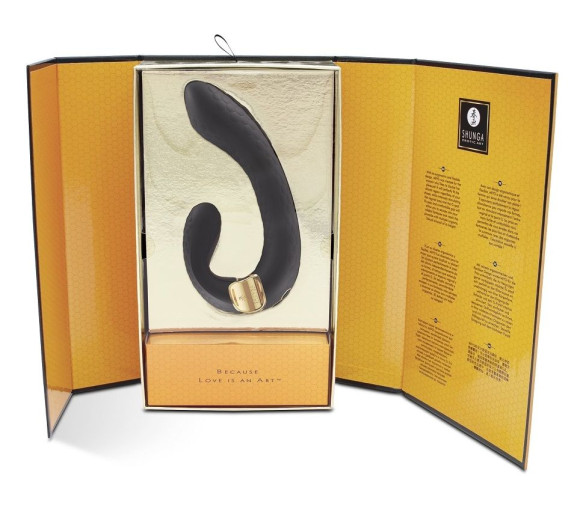 Черный гибкий вибростимулятор MIYO с двумя моторами - 18,5 см. Черный гибкий вибростимулятор MIYO с двумя моторами - 18,5 см.