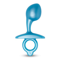 Голубая анальная пробка для массажа простаты Bulb Silicone Prostate Plug - 10,7 см. Голубая анальная пробка для массажа простаты Bulb Silicone Prostate Plug - 10,7 см.