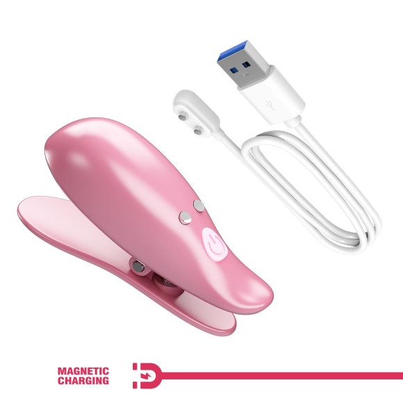 Розовые вибромассажеры для сосков с пультом ДУ Cayley Розовые вибромассажеры для сосков с пультом ДУ Cayley