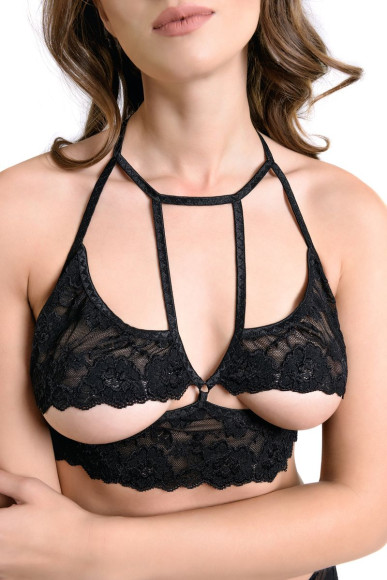 Эротический бралетт Ellen с открытым нижним кливиджем Эротический бралетт Ellen с открытым нижним кливиджем