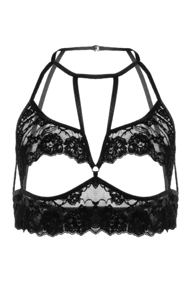 Эротический бралетт Ellen с открытым нижним кливиджем Эротический бралетт Ellen с открытым нижним кливиджем