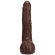 Коричневый фаллоимитатор Ricky Johnson со съемной присоской - 26 см. Коричневый фаллоимитатор Ricky Johnson со съемной присоской - 26 см.