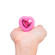 Розовый анальный плаг с кристаллом-сердцем Vibrating Heart Shape Jewel Plug S-M Розовый анальный плаг с кристаллом-сердцем Vibrating Heart Shape Jewel Plug S-M