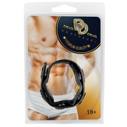 Черная регулируемая утяжка с 5 металлическими кнопками Черная регулируемая утяжка с 5 металлическими кнопками