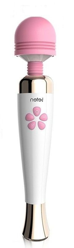 Бело-розовый клиторальный вибромассажер Fantasy Fashion - 21,5 см. Бело-розовый клиторальный вибромассажер Fantasy Fashion - 21,5 см.