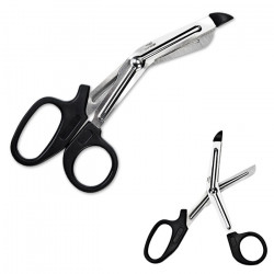 Медицинские ножницы с черными ручками