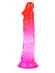 Яркий розово-красный фаллоимитатор с присоской Яркий розово-красный фаллоимитатор с присоской