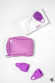 Набор из 2 лиловых менструальных чаш Tulip Набор из 2 лиловых менструальных чаш Tulip