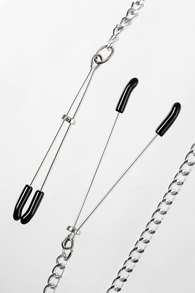 Зажимы на соски «Вилки» на цепочке Зажимы на соски «Вилки» на цепочке