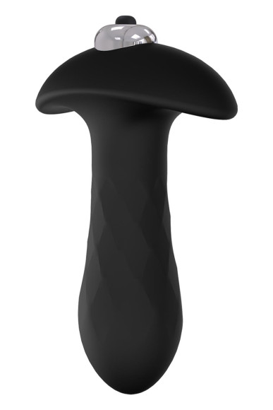 Черная анальная вибровтулка SINGLE SPEED DIAMOND PLUG - 9 см. Черная анальная вибровтулка SINGLE SPEED DIAMOND PLUG - 9 см.