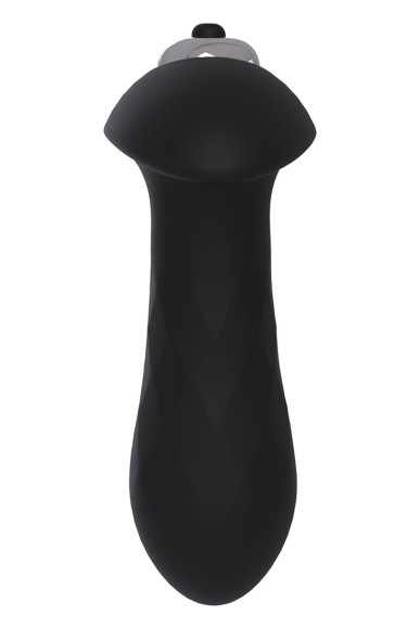 Черная анальная вибровтулка SINGLE SPEED DIAMOND PLUG - 9 см. Черная анальная вибровтулка SINGLE SPEED DIAMOND PLUG - 9 см.