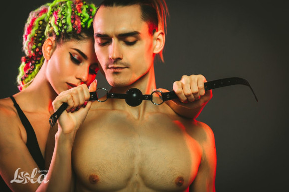 Черный кляп-шарик Love Spell Черный кляп-шарик Love Spell