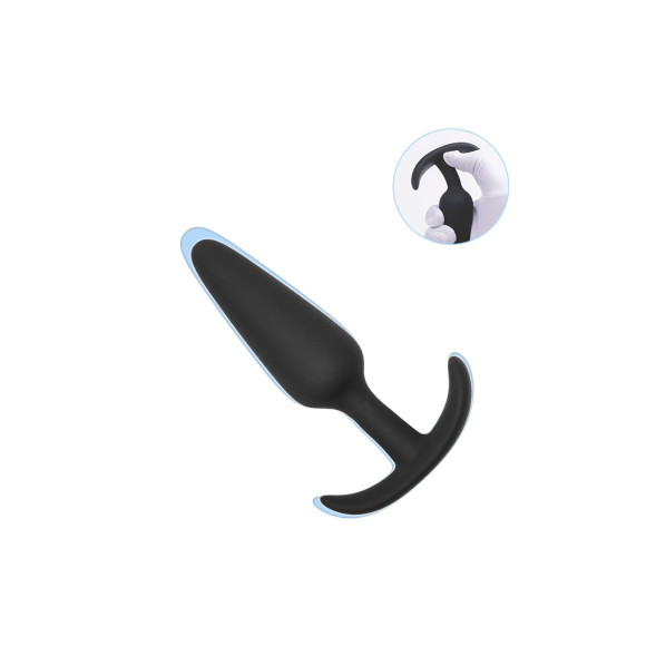 Набор из 3 черных анальных пробок Набор из 3 черных анальных пробок