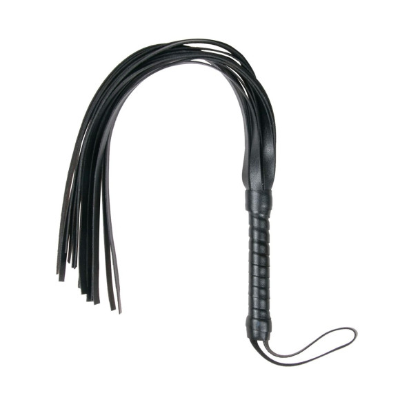 Черный флоггер Flogger Whip - 46 см. Черный флоггер Flogger Whip - 46 см.