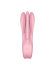 Розовый вибратор Threesome 1 с пальчиками Розовый вибратор Threesome 1 с пальчиками