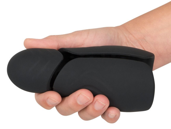 Черный силиконовый вибромастурбатор с нагревом Masturbator with 2 Functions Черный силиконовый вибромастурбатор с нагревом Masturbator with 2 Functions